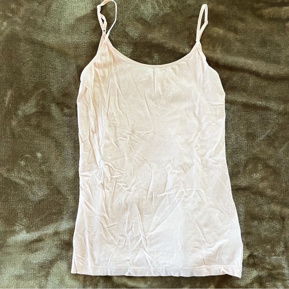 Time and Tru Women's Light Pink Camisole Adjustable Straps Size XS/ 0-2